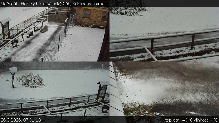 SkiAreál - Horský hotel Vsacký Cáb - Sdružený snímek - 26.3.2026 v 07:01