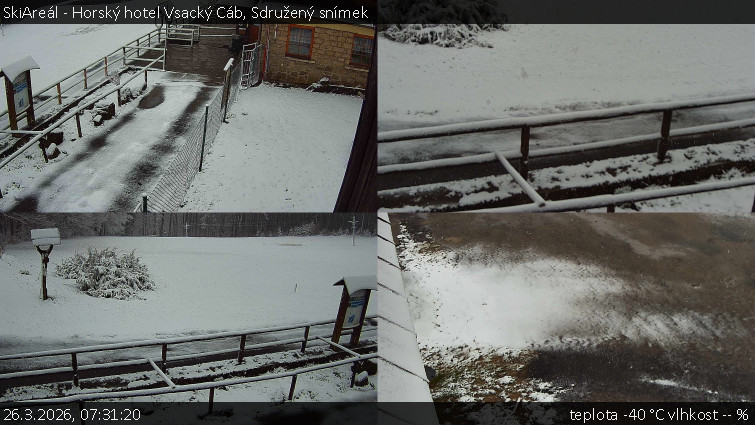 SkiAreál - Horský hotel Vsacký Cáb - Sdružený snímek - 26.3.2026 v 07:31