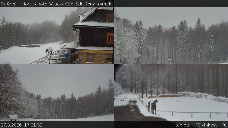 SkiAreál - Horský hotel Vsacký Cáb - Sdružený snímek - 27.3.2026 v 17:31