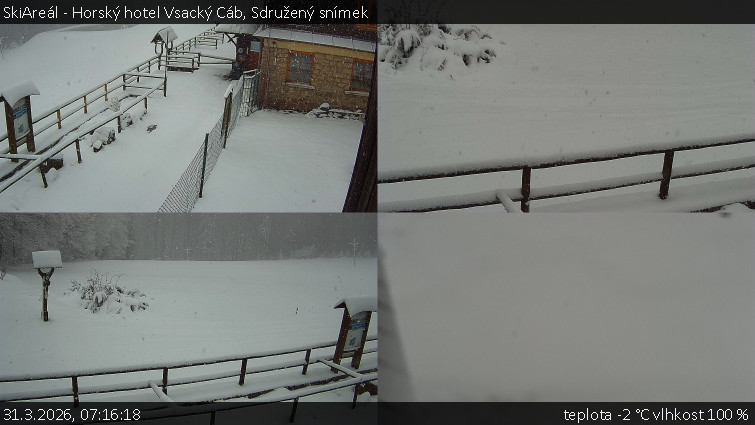 SkiAreál - Horský hotel Vsacký Cáb - Sdružený snímek - 31.3.2026 v 07:16