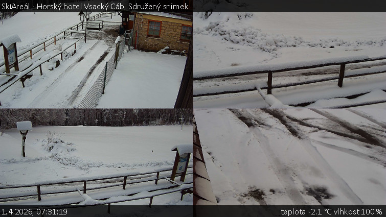 SkiAreál - Horský hotel Vsacký Cáb - Sdružený snímek - 1.4.2026 v 07:31