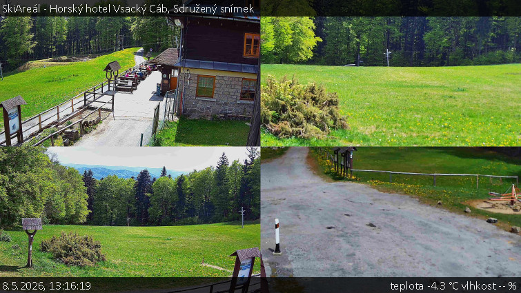 SkiAreál - Horský hotel Vsacký Cáb - Sdružený snímek - 8.5.2026 v 13:16