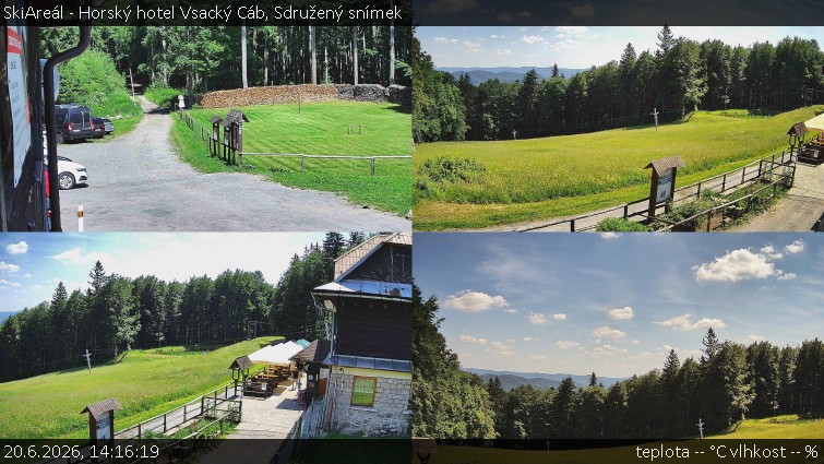 SkiAreál - Horský hotel Vsacký Cáb - Sdružený snímek - 20.6.2026 v 14:16