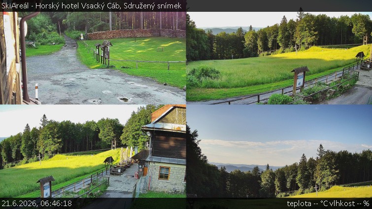 SkiAreál - Horský hotel Vsacký Cáb - Sdružený snímek - 21.6.2026 v 06:46
