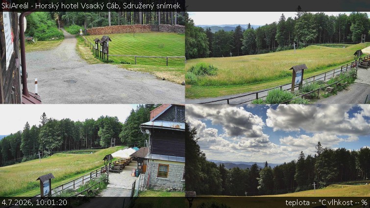 SkiAreál - Horský hotel Vsacký Cáb - Sdružený snímek - 4.7.2026 v 10:01
