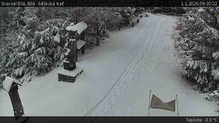 Skiareál Bílá - Bílá - běžecká trať - 1.1.2026 v 09:30