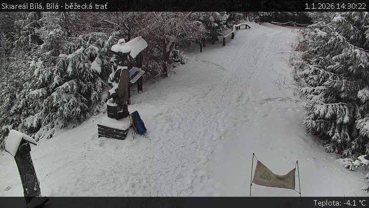 Skiareál Bílá - Bílá - běžecká trať - 1.1.2026 v 14:30