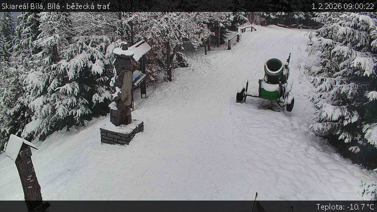 Skiareál Bílá - Bílá - běžecká trať - 1.2.2026 v 09:00