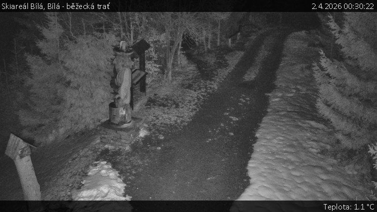 Skiareál Bílá - Bílá - běžecká trať - 2.4.2026 v 00:30