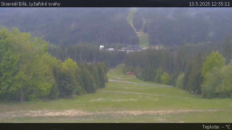 Skiareál Bílá - Lyžařské svahy - 13.5.2025 v 12:55 Skiareál Bílá - Lyžařské svahy - 13.5.2025 v 12:55