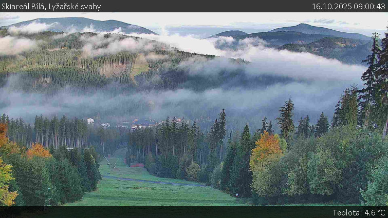 Skiareál Bílá - Lyžařské svahy - 16.10.2025 v 09:00 Skiareál Bílá - Lyžařské svahy - 16.10.2025 v 09:00