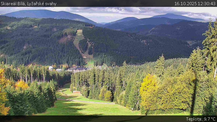 Skiareál Bílá - Lyžařské svahy - 16.10.2025 v 12:30 Skiareál Bílá - Lyžařské svahy - 16.10.2025 v 12:30