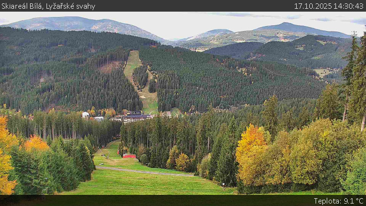 Skiareál Bílá - Lyžařské svahy - 17.10.2025 v 14:30