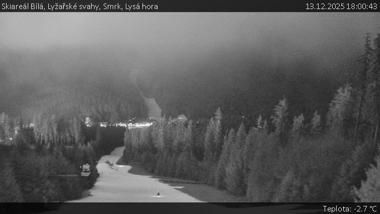 Skiareál Bílá - Lyžařské svahy, Smrk, Lysá hora - 13.12.2025 v 18:00