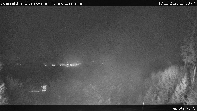 Skiareál Bílá - Lyžařské svahy, Smrk, Lysá hora - 13.12.2025 v 19:30