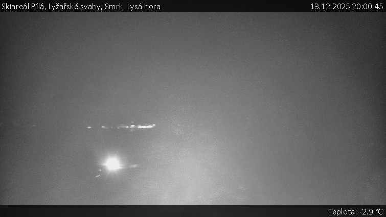 Skiareál Bílá - Lyžařské svahy, Smrk, Lysá hora - 13.12.2025 v 20:00