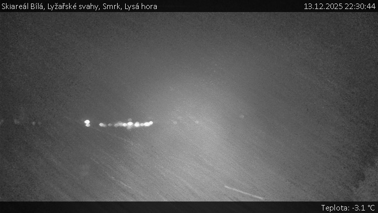 Skiareál Bílá - Lyžařské svahy, Smrk, Lysá hora - 13.12.2025 v 22:30