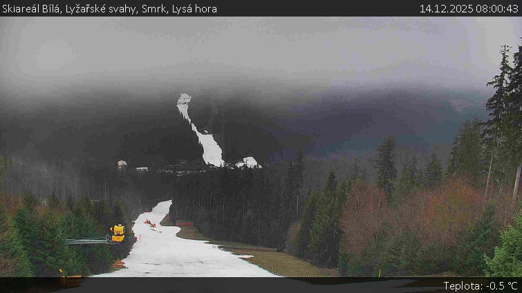 Skiareál Bílá - Lyžařské svahy, Smrk, Lysá hora - 14.12.2025 v 08:00
