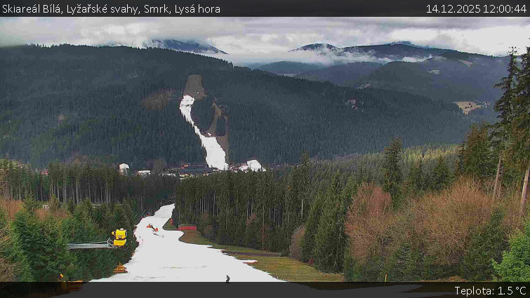 Skiareál Bílá - Lyžařské svahy, Smrk, Lysá hora - 14.12.2025 v 12:00