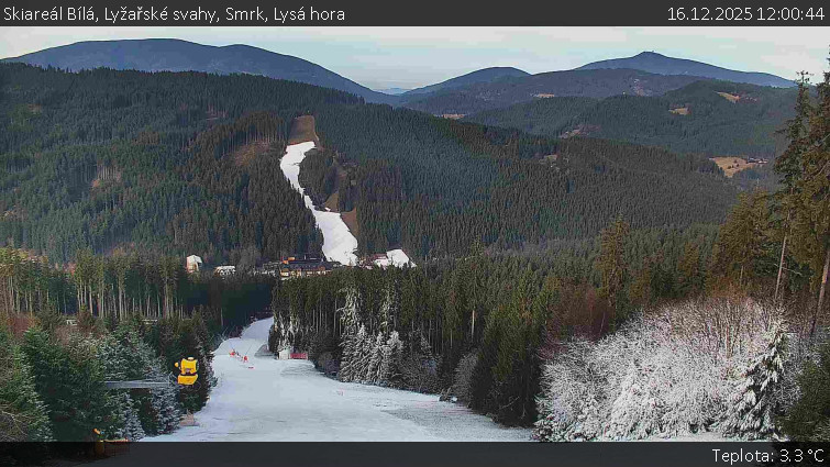 Skiareál Bílá - Lyžařské svahy, Smrk, Lysá hora - 16.12.2025 v 12:00