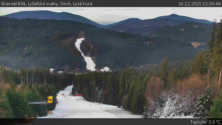 Skiareál Bílá - Lyžařské svahy, Smrk, Lysá hora - 16.12.2025 v 13:30