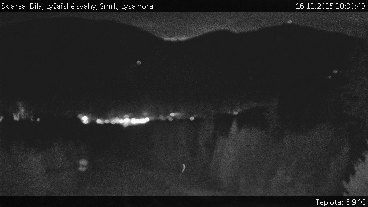 Skiareál Bílá - Lyžařské svahy, Smrk, Lysá hora - 16.12.2025 v 20:30