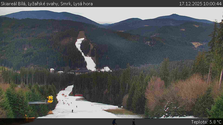 Skiareál Bílá - Lyžařské svahy, Smrk, Lysá hora - 17.12.2025 v 10:00
