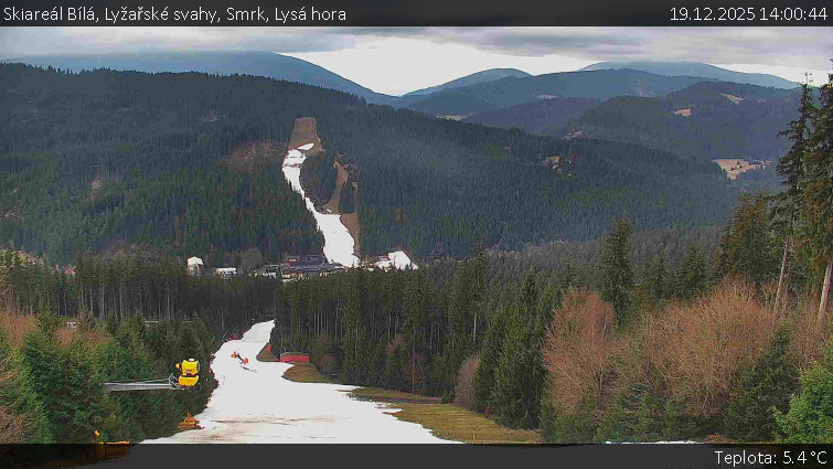 Skiareál Bílá - Lyžařské svahy, Smrk, Lysá hora - 19.12.2025 v 14:00