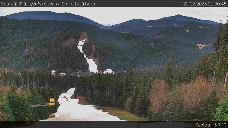 Skiareál Bílá - Lyžařské svahy, Smrk, Lysá hora - 21.12.2025 v 11:00