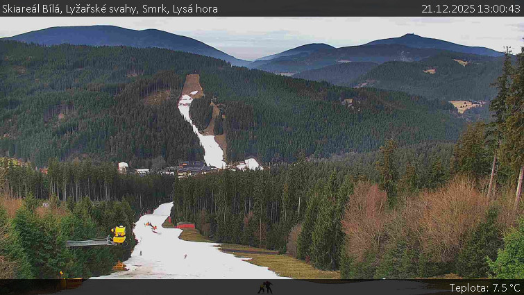 Skiareál Bílá - Lyžařské svahy, Smrk, Lysá hora - 21.12.2025 v 13:00