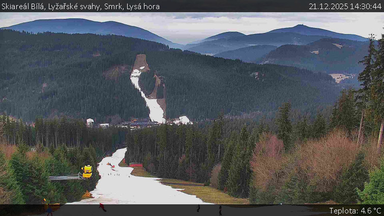 Skiareál Bílá - Lyžařské svahy, Smrk, Lysá hora - 21.12.2025 v 14:30