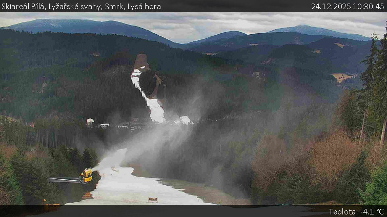 Skiareál Bílá - Lyžařské svahy, Smrk, Lysá hora - 24.12.2025 v 10:30