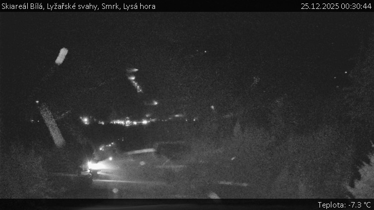 Skiareál Bílá - Lyžařské svahy, Smrk, Lysá hora - 25.12.2025 v 00:30