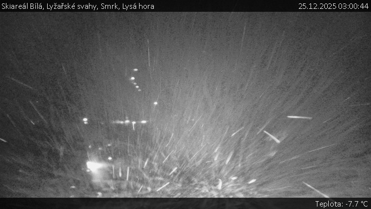 Skiareál Bílá - Lyžařské svahy, Smrk, Lysá hora - 25.12.2025 v 03:00