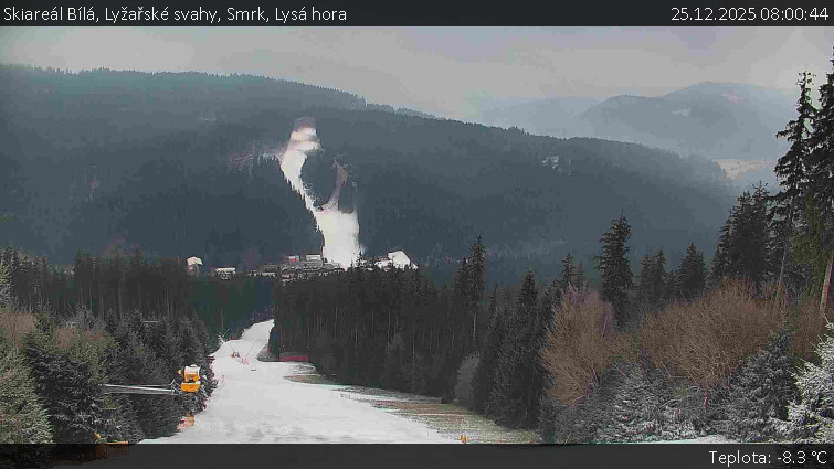 Skiareál Bílá - Lyžařské svahy, Smrk, Lysá hora - 25.12.2025 v 08:00