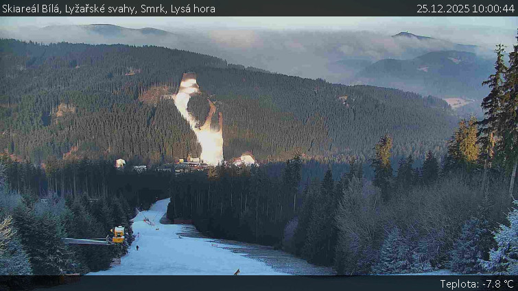 Skiareál Bílá - Lyžařské svahy, Smrk, Lysá hora - 25.12.2025 v 10:00