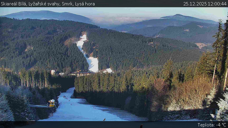 Skiareál Bílá - Lyžařské svahy, Smrk, Lysá hora - 25.12.2025 v 12:00