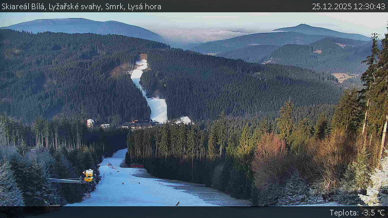 Skiareál Bílá - Lyžařské svahy, Smrk, Lysá hora - 25.12.2025 v 12:30