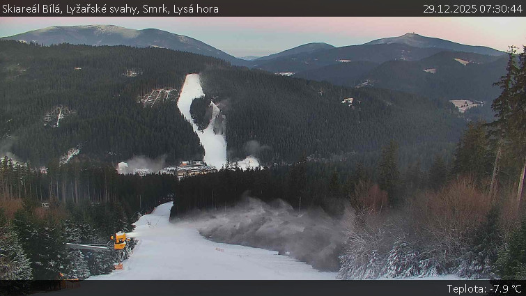 Skiareál Bílá - Lyžařské svahy, Smrk, Lysá hora - 29.12.2025 v 07:30