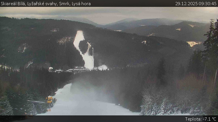 Skiareál Bílá - Lyžařské svahy, Smrk, Lysá hora - 29.12.2025 v 09:30