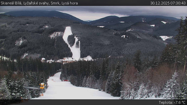 Skiareál Bílá - Lyžařské svahy, Smrk, Lysá hora - 30.12.2025 v 07:30