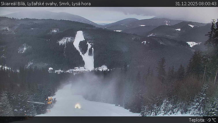 Skiareál Bílá - Lyžařské svahy, Smrk, Lysá hora - 31.12.2025 v 08:00