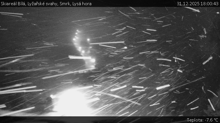 Skiareál Bílá - Lyžařské svahy, Smrk, Lysá hora - 31.12.2025 v 18:00