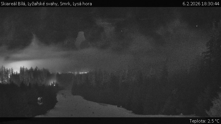 Skiareál Bílá - Lyžařské svahy, Smrk, Lysá hora - 6.2.2026 v 18:30