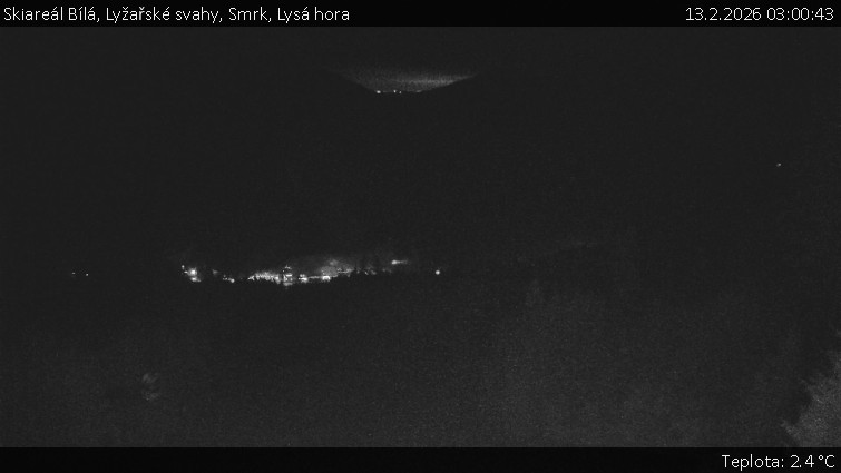 Skiareál Bílá - Lyžařské svahy, Smrk, Lysá hora - 13.2.2026 v 03:00