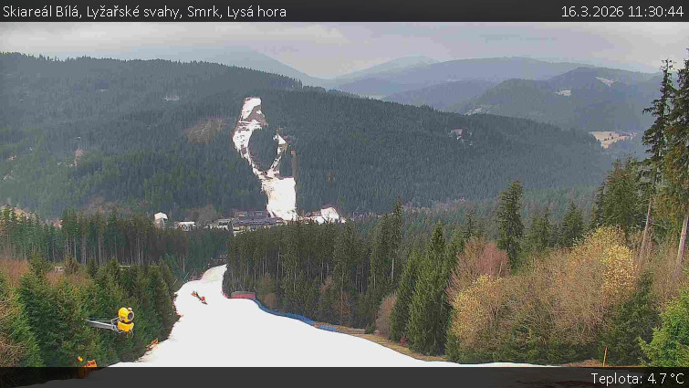 Skiareál Bílá - Lyžařské svahy, Smrk, Lysá hora - 16.3.2026 v 11:30