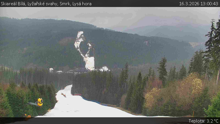 Skiareál Bílá - Lyžařské svahy, Smrk, Lysá hora - 16.3.2026 v 13:00