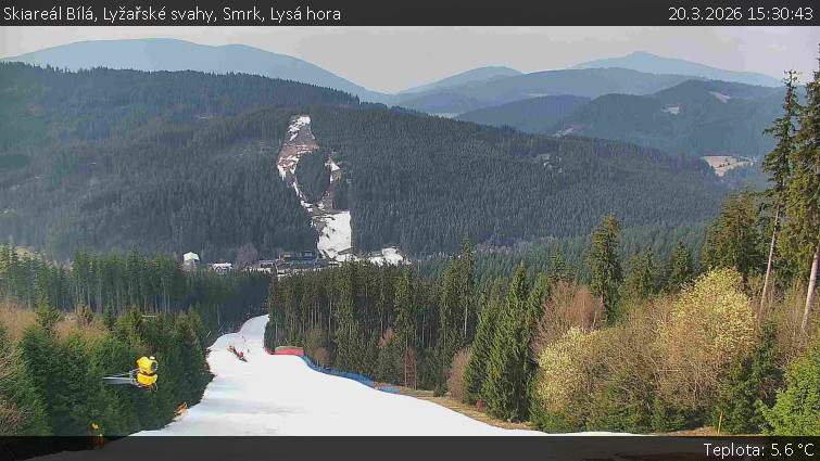 Skiareál Bílá - Lyžařské svahy, Smrk, Lysá hora - 20.3.2026 v 15:30