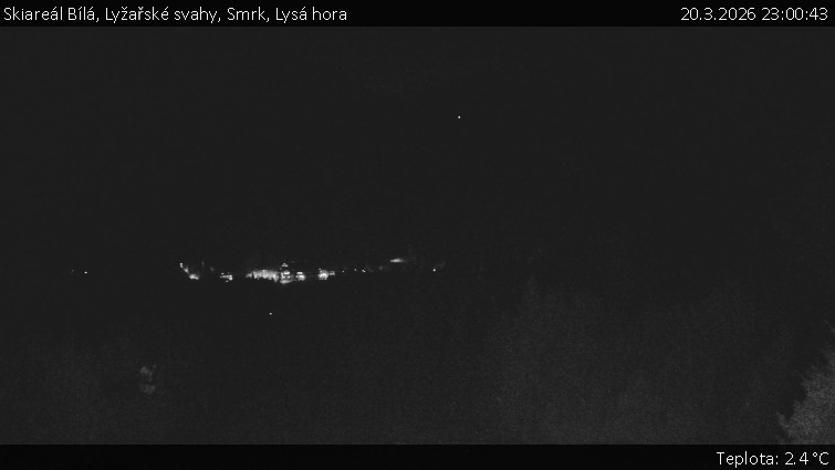 Skiareál Bílá - Lyžařské svahy, Smrk, Lysá hora - 20.3.2026 v 23:00
