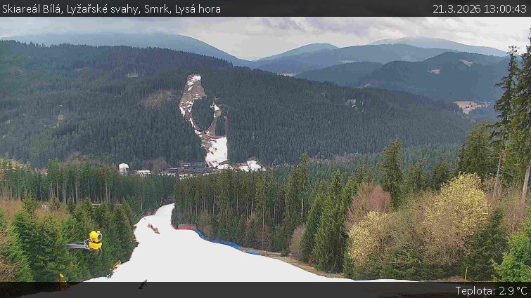Skiareál Bílá - Lyžařské svahy, Smrk, Lysá hora - 21.3.2026 v 13:00